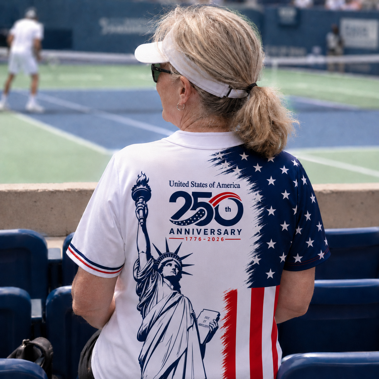 Unisex USA Flag - USA 250th Anniversary Baseball Jersey