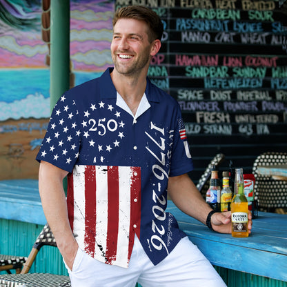 We the People 1776-2026 Stars and Stripes - USA 250th Anniversary Hawaiian Shirt