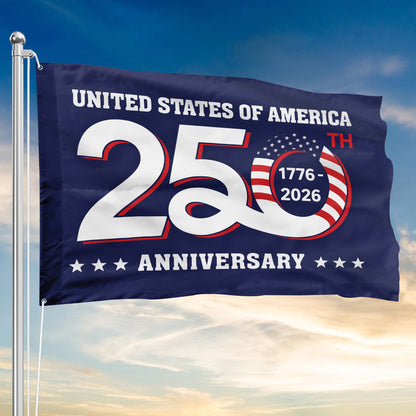 United States 250th Anniversary Flag 1776-2026 American Patriotic Decor
