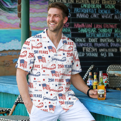 America 250th Anniversary Hawaiian Shirt – Semiquincentennial 250 Years Patriotic Since 1776