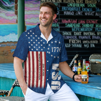 USA 250 Years of Freedom Hawaiian Shirt For Independence Day 2026