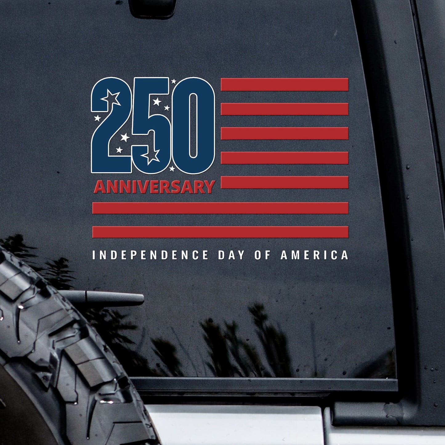 🔥 LIMITED TIME OFFER - Independence Day American Flag High Quality UV DTF 3D Decal