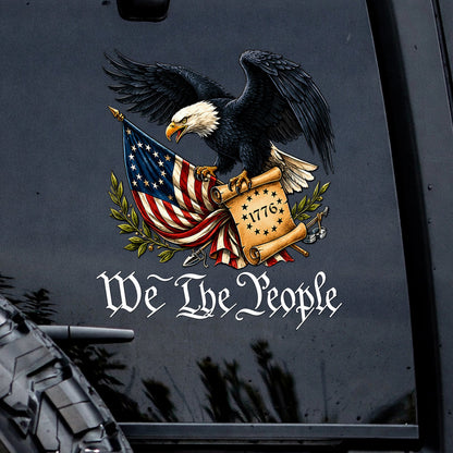 🔥 LIMITED TIME OFFER - American Eagle We The People 1776 250th Anniversary High Quality UV DTF 3D Decal