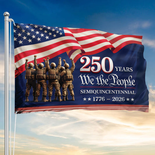 250th Anniversary American Flag, We The People Semiquincentennial Patriotic 1776 2026