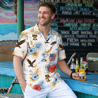 Personalized Patriot Descendant Veteran Hawaiian Shirt - Family Gift