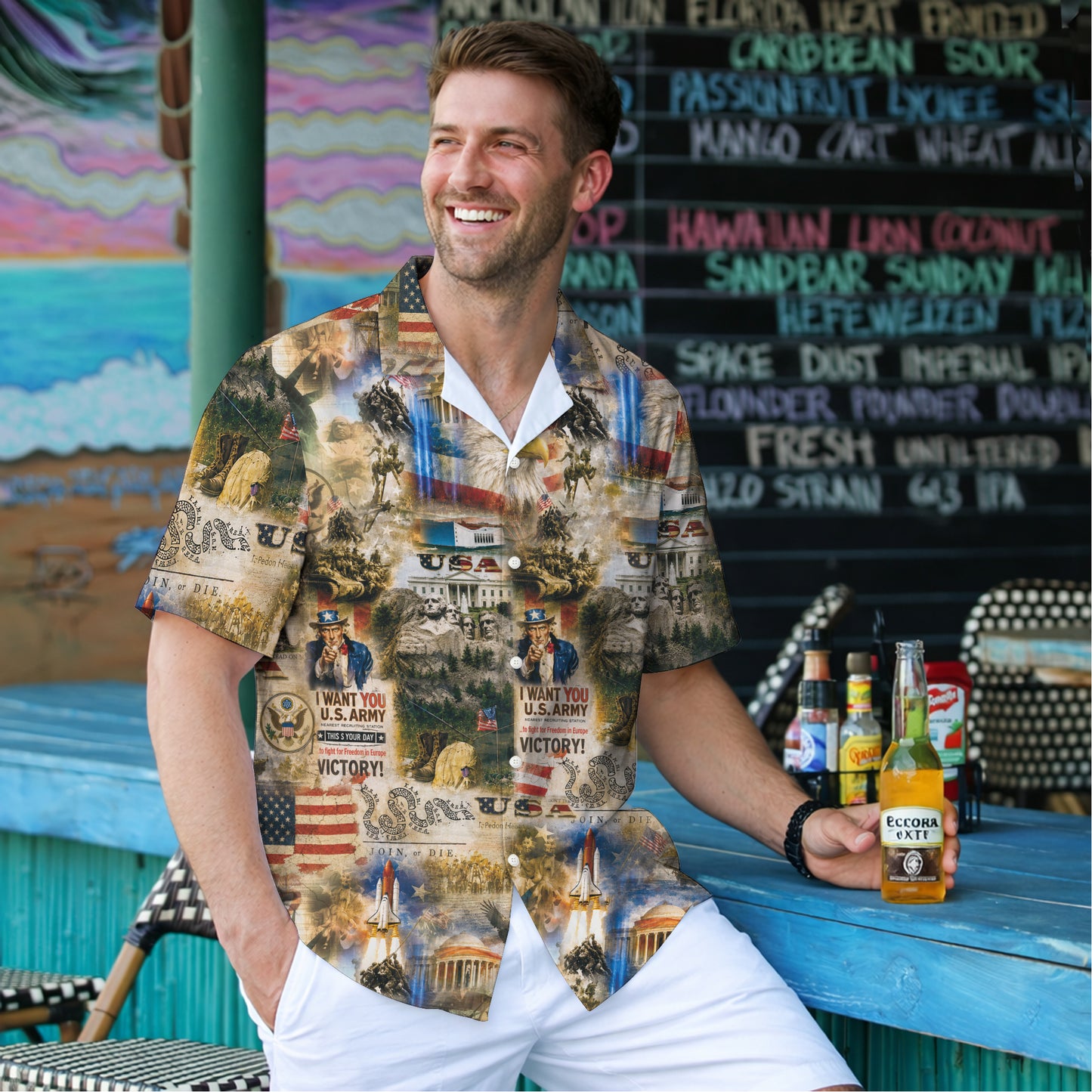 America's 250th Anniversary - USA Hawaiian Shirt