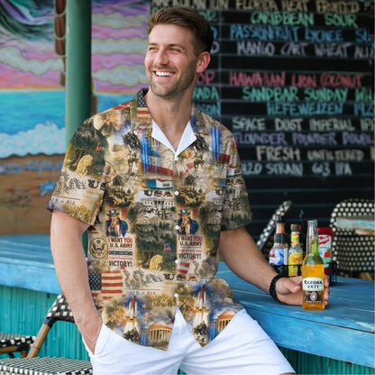 America's 250th Anniversary - USA Hawaiian Shirt