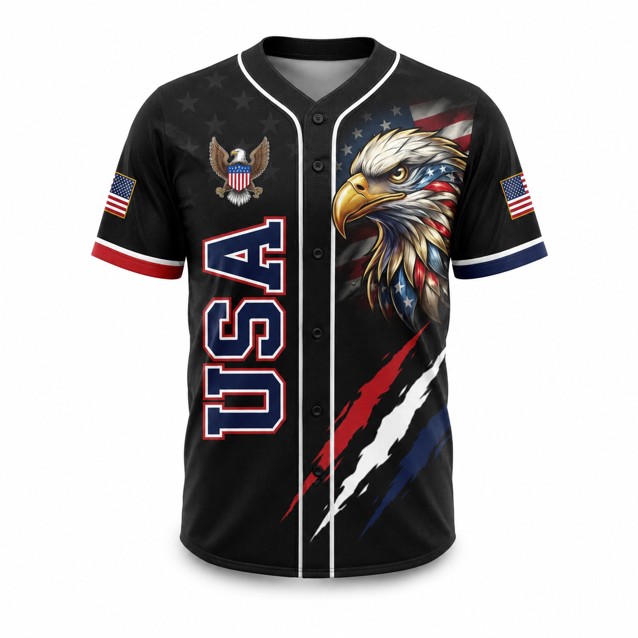 Statue of Liberty 250 Years - USA 250th Anniversary Baseball Jersey