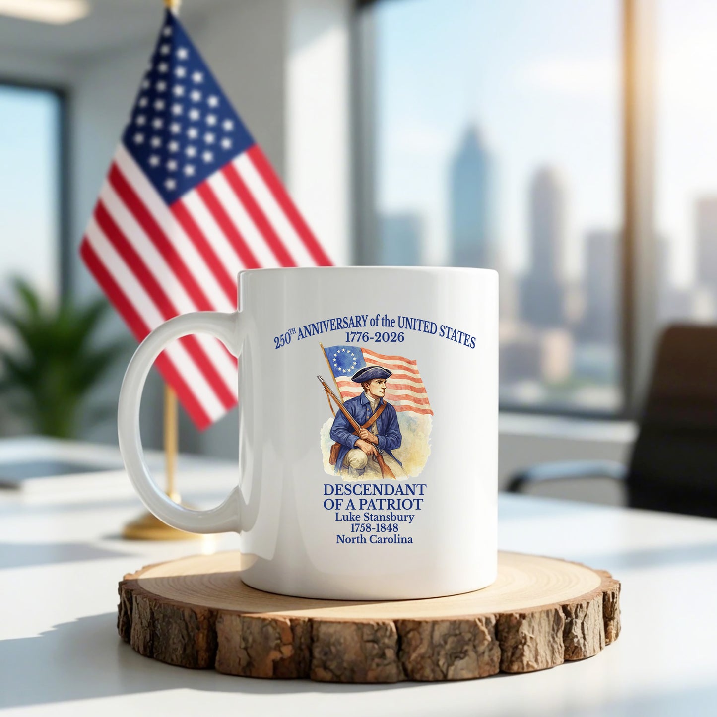 Personalized Descendant of a Patriot American Revolution Mug