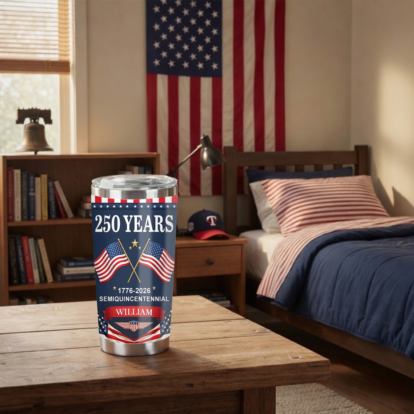 Personalized 250 Years Semiquincentennial 20oz Tumbler