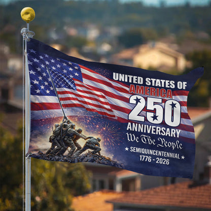 250th Anniversary American Flag, We The People Semiquincentennial Patriotic 1776 2026
