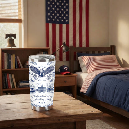 Patriotic Semiquincentennial 1776-2026 Tumbler - 250 Years Anniversary 20oz Tumbler
