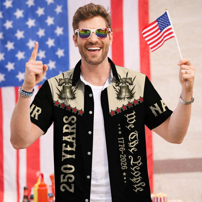Personalized We The People 250 Years Liberty Bell - USA 250th Anniversary Hawaiian Shirt