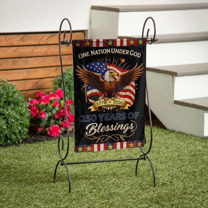 Eagle Design 250th Anniversary American Flag – One Nation Under God, 1776-2026