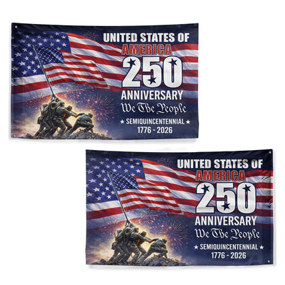 250th Anniversary American Flag, We The People Semiquincentennial Patriotic 1776 2026