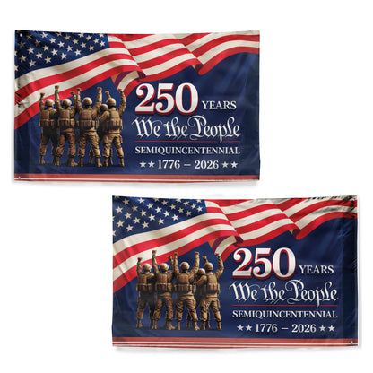 250th Anniversary American Flag, We The People Semiquincentennial Patriotic 1776 2026