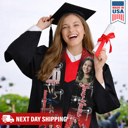 Custom Name & Photo She Believed She Could Graduation Stoles