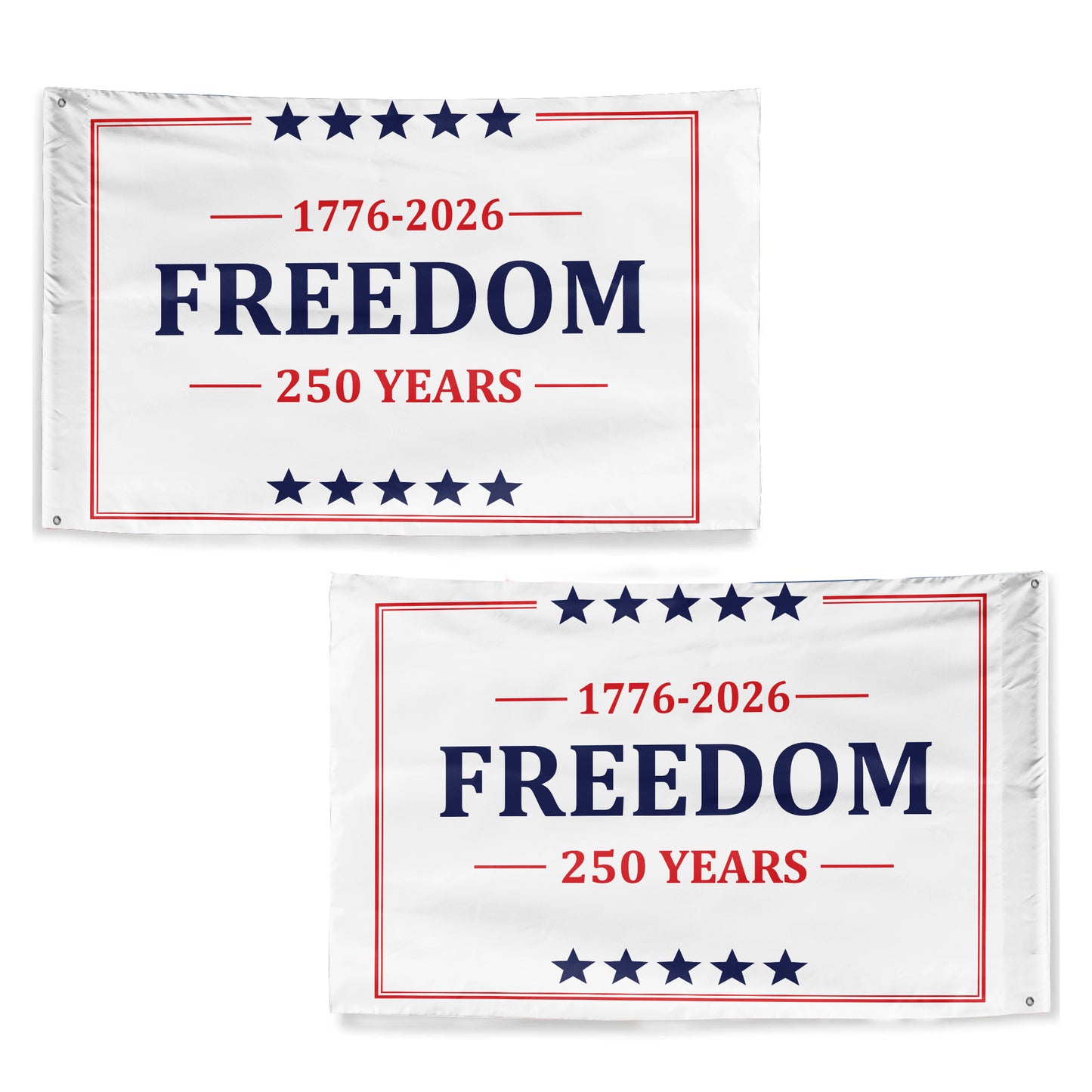 Freedom 250 Years 1776-2026 - USA 250th Anniversary Outdoor Flag
