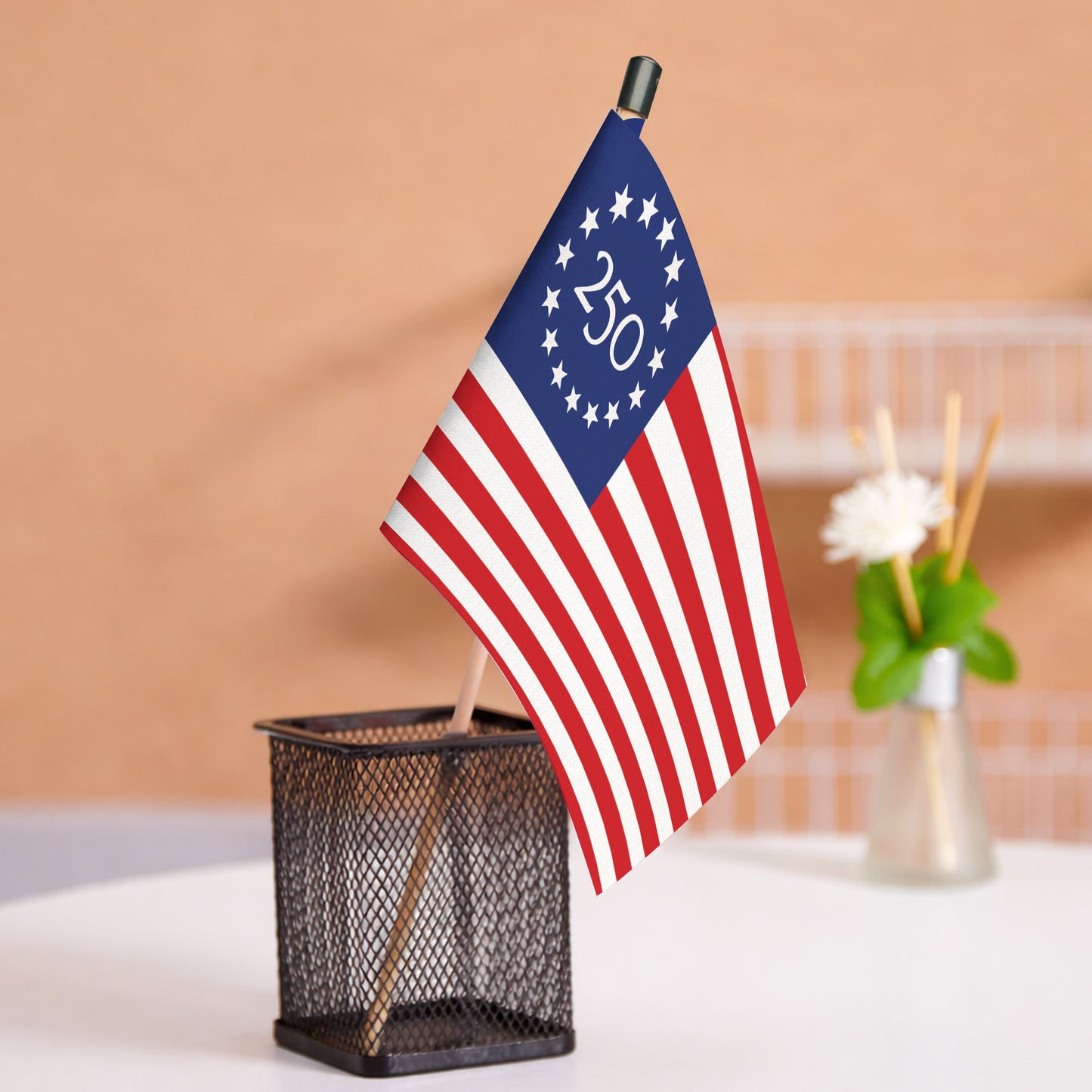 America's 250th Anniversary Handheld Flag - Betsy Ross Flag