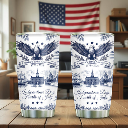 Patriotic Semiquincentennial 1776-2026 Tumbler - 250 Years Anniversary 20oz Tumbler