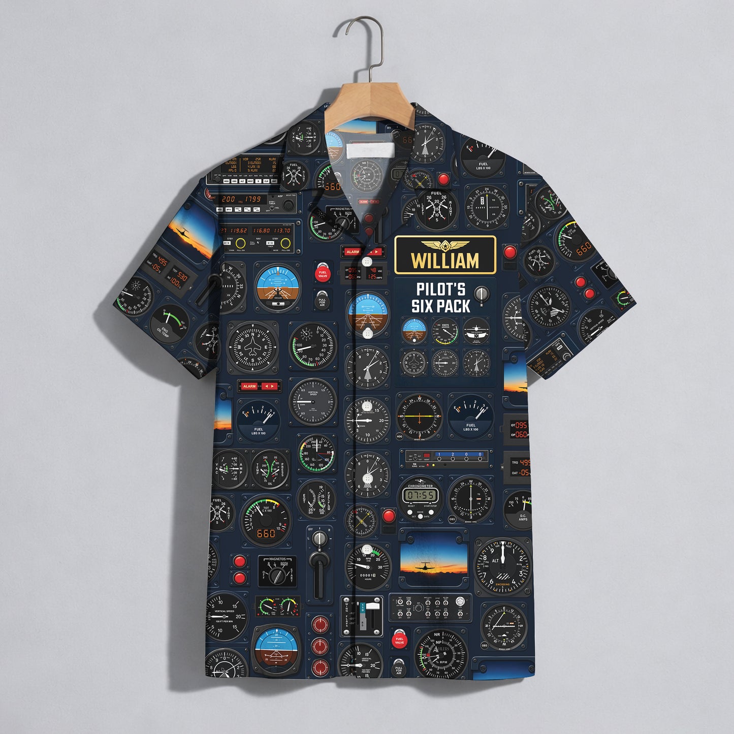 Six Packs of Pilots Hawaiian Shirt - Personalized Gifts For Pilots