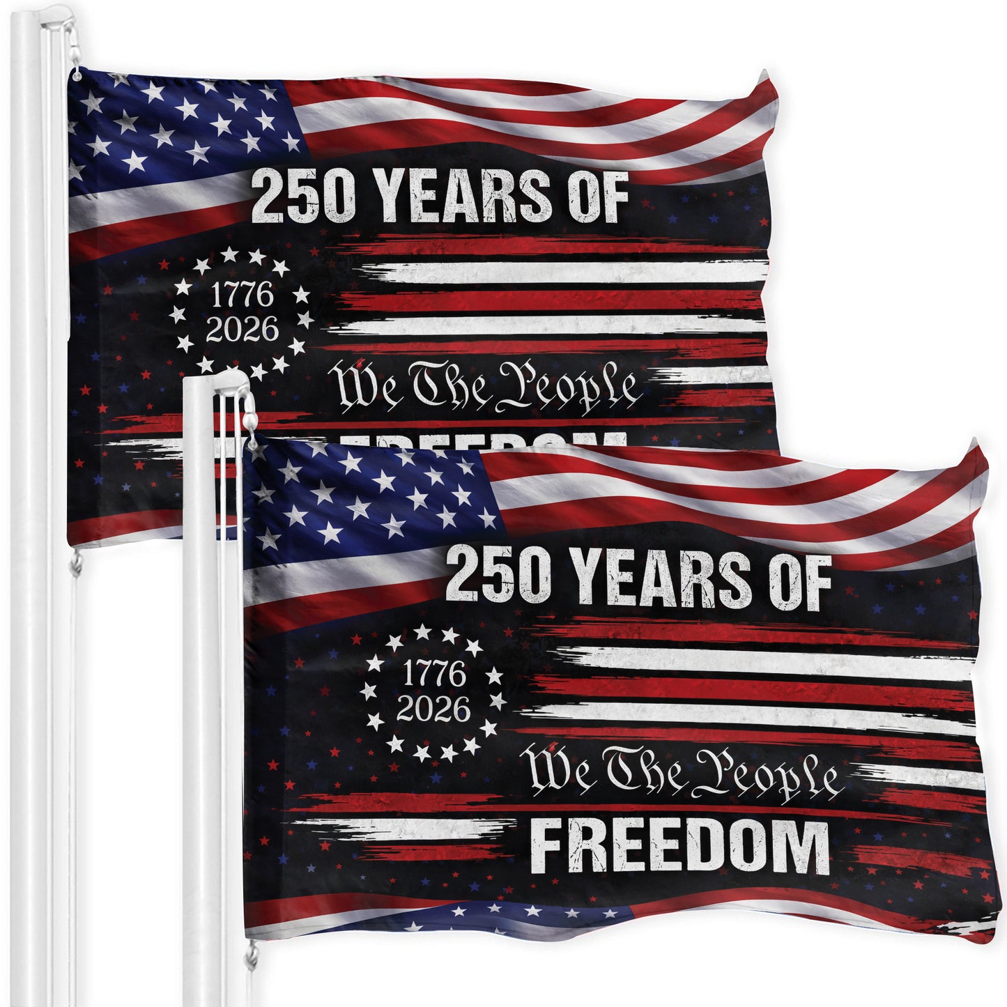 We The People 250th Anniversary American Flag, 250 Years Of Freedom