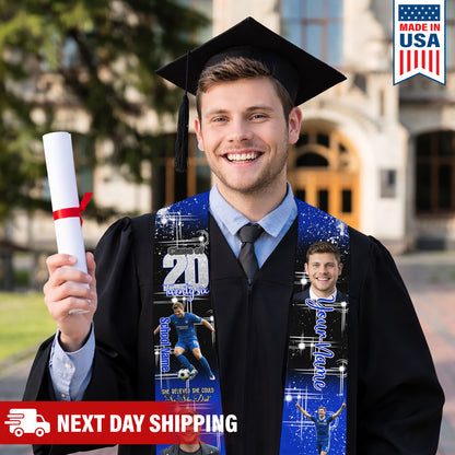 Custom Name & Photo She Believed She Could Graduation Stoles