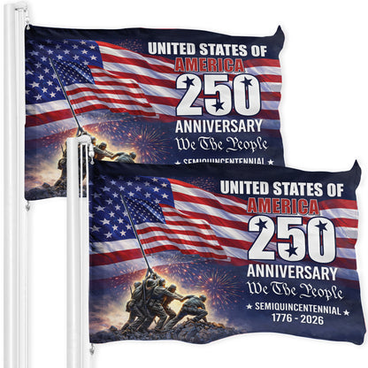 250th Anniversary American Flag, We The People Semiquincentennial Patriotic 1776 2026