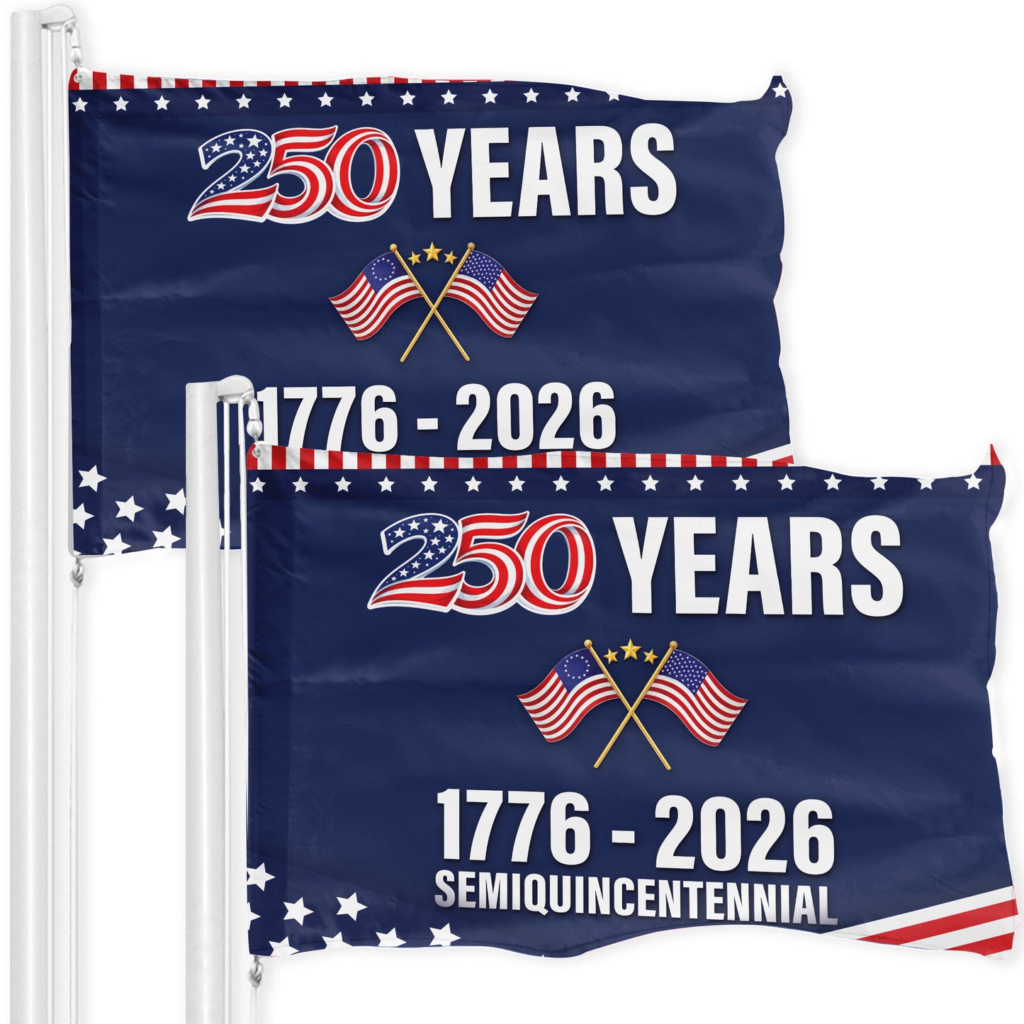 American Flag 250th Anniversary 1776-2026 Patriotic USA Semiquincentennial Flag