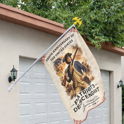 Personalized 250th Anniversary Flag - Patriotic Flag with US History and Patriot Legacy