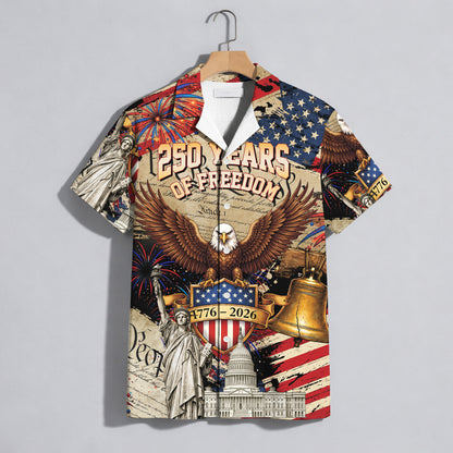 We The People 250 Years of Freedom - USA Hawaiian Shirt