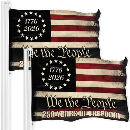 We The People 250th Anniversary American Flag, 250 Years Of Freedom