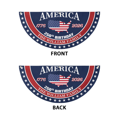 Personalized America 250th Anniversary Flag – Patriotic USA Flag 1776-2026 Custom Family
