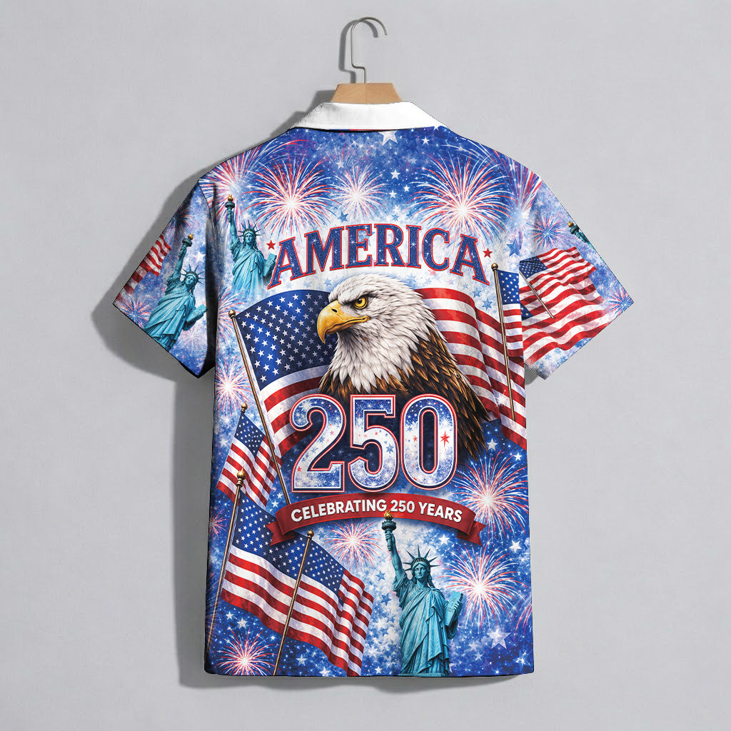 250 Years Of America Patriotic Independence Day - USA Hawaiian Shirt