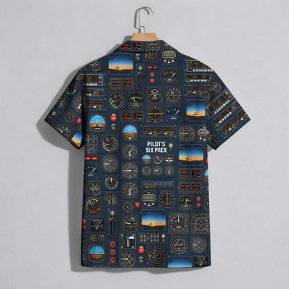 Six Packs of Pilots Hawaiian Shirt - Personalized Gifts For Pilots