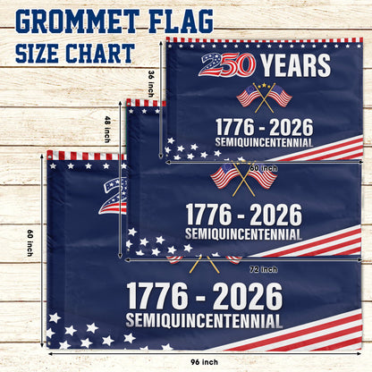 American Flag 250th Anniversary 1776-2026 Patriotic USA Semiquincentennial Flag