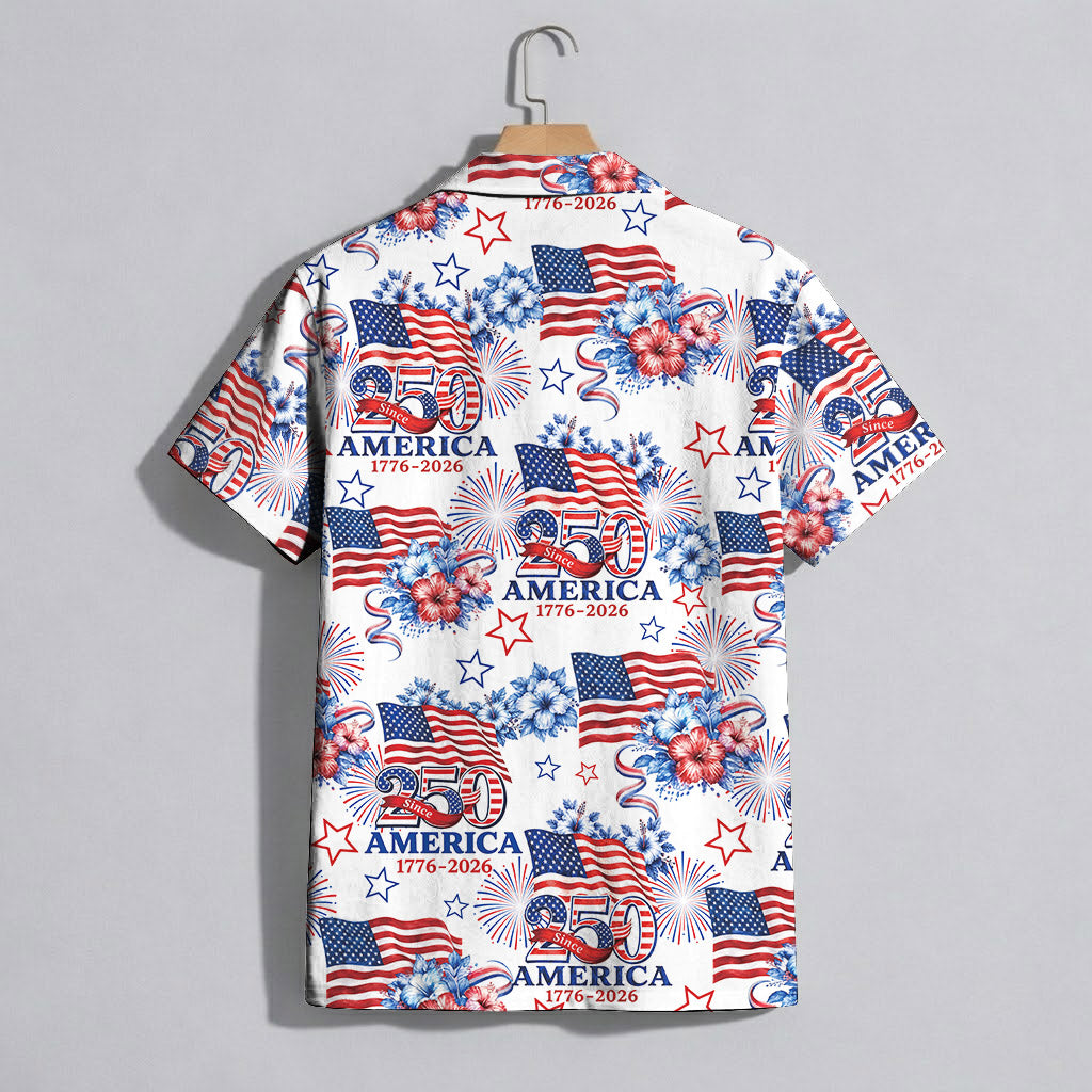 We the People 1776-2026 Stars and Stripes - USA 250th Anniversary Hawaiian Shirt