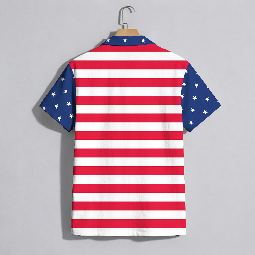 American Flag Hawaiian Shirt
