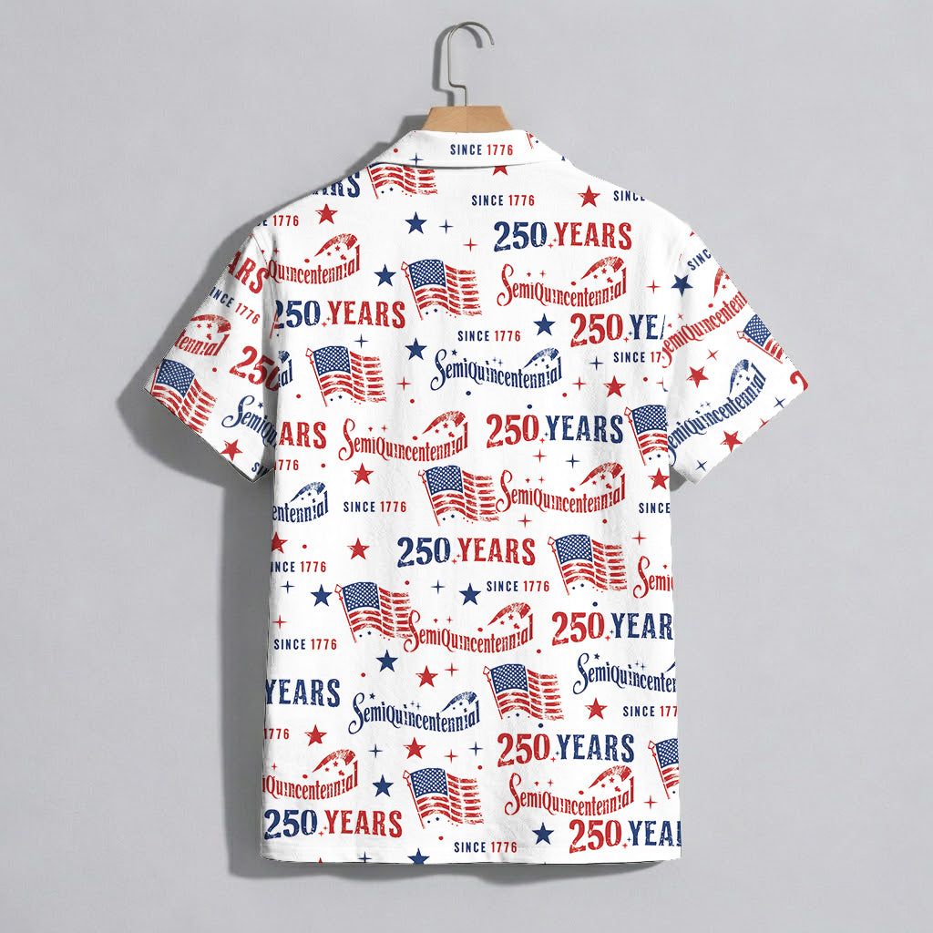 America 250th Anniversary Hawaiian Shirt – Semiquincentennial 250 Years Patriotic Since 1776