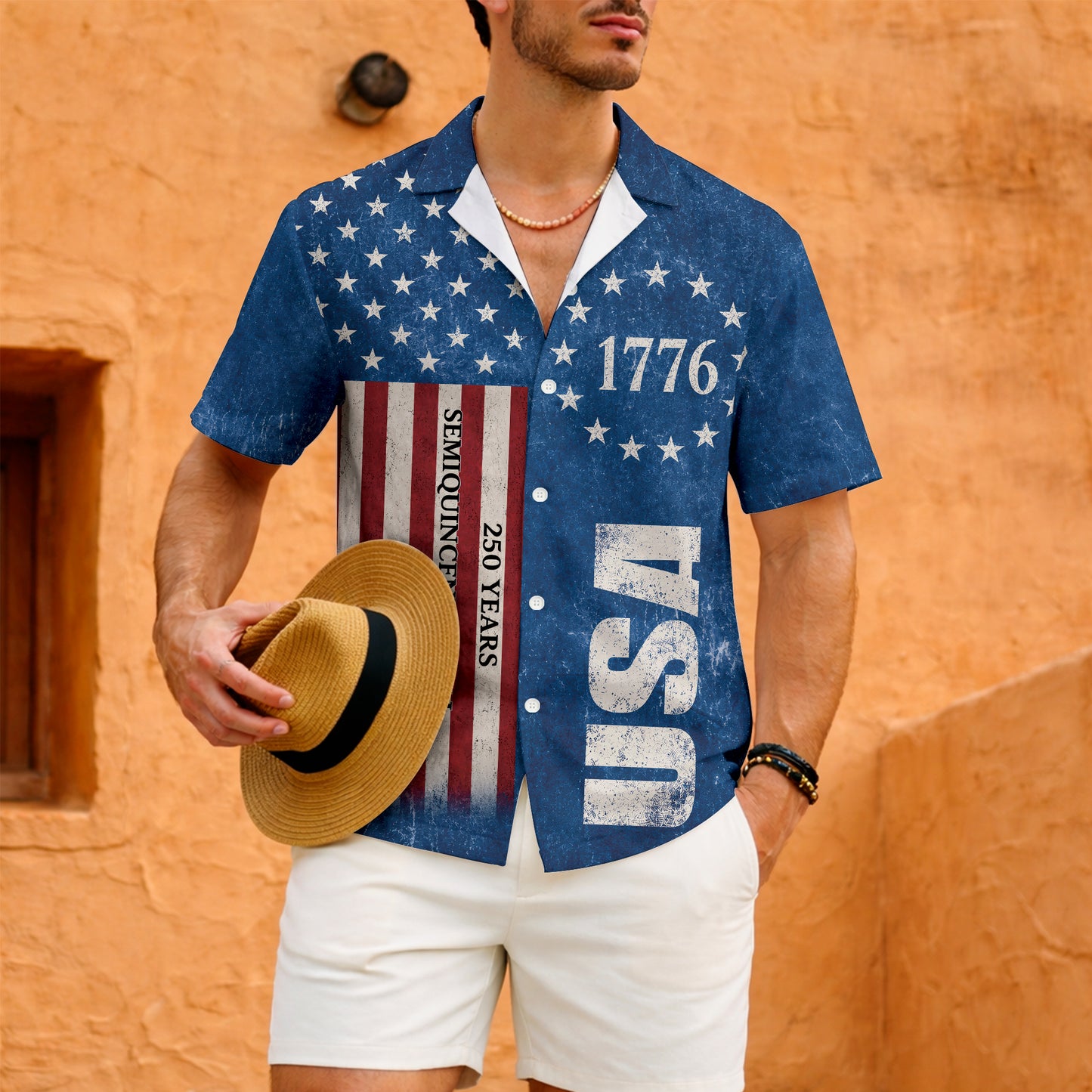 USA 250 Years of Freedom Hawaiian Shirt For Independence Day 2026