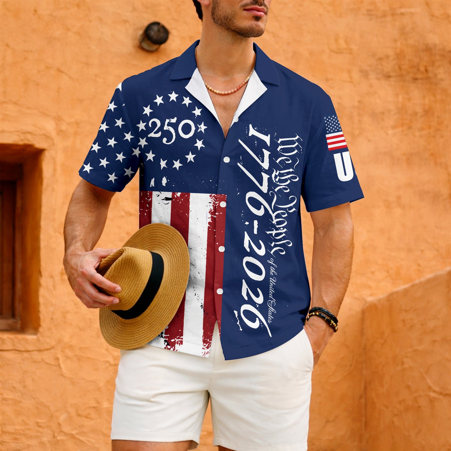 We the People 1776-2026 Stars and Stripes - USA 250th Anniversary Hawaiian Shirt