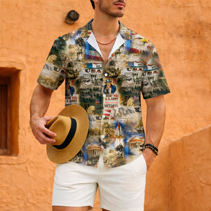America's 250th Anniversary - USA Hawaiian Shirt