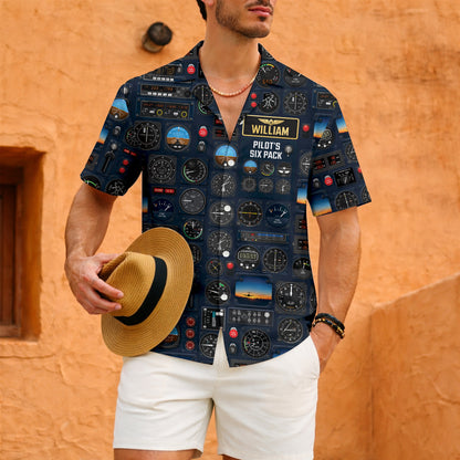 Six Packs of Pilots Hawaiian Shirt - Personalized Gifts For Pilots