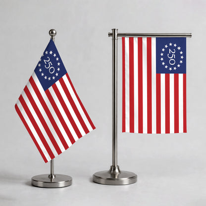 America's 250th Anniversary Handheld Flag - Betsy Ross Flag