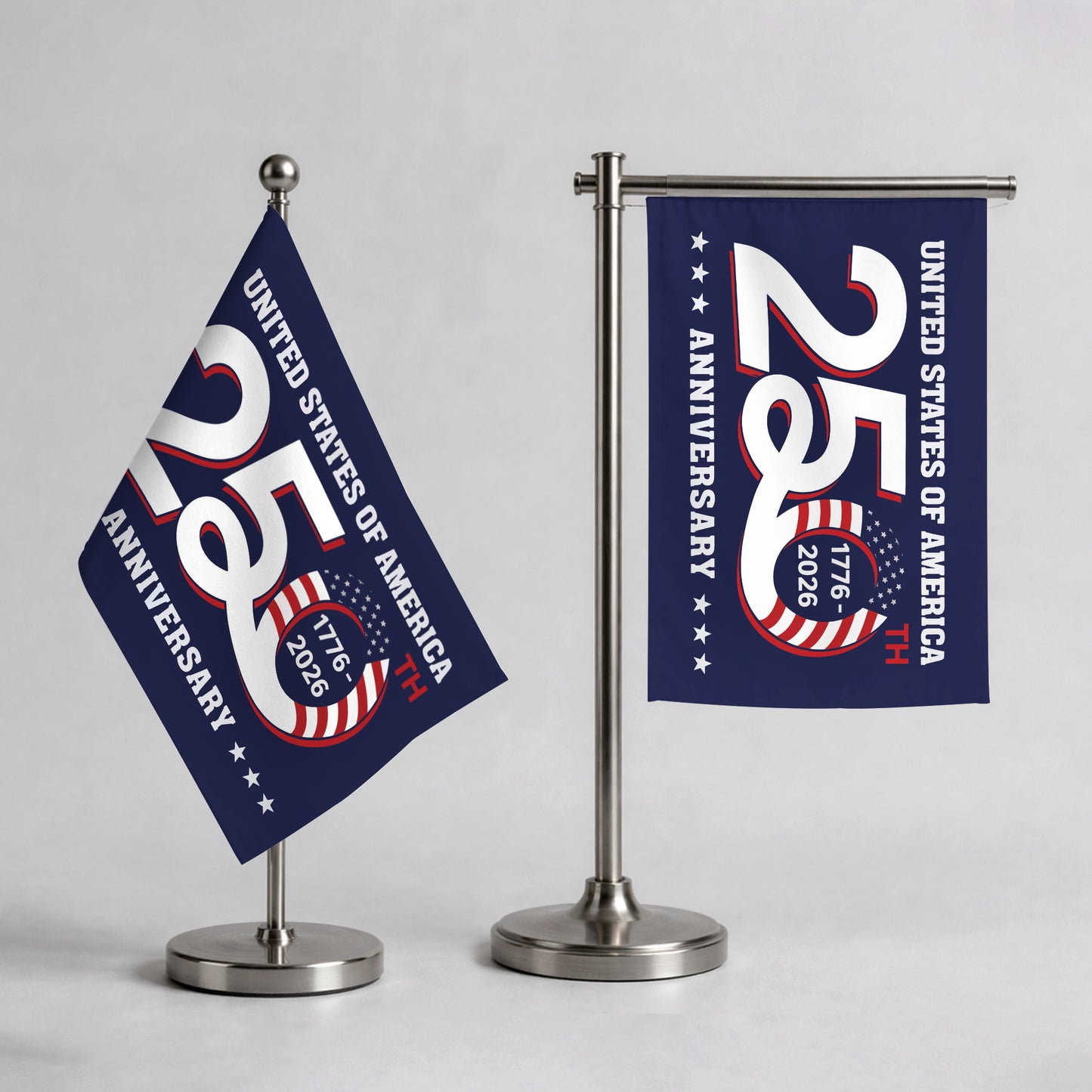 USA Flag Design for 250th Anniversary – Handheld Stars and Stripes for 1776-2026