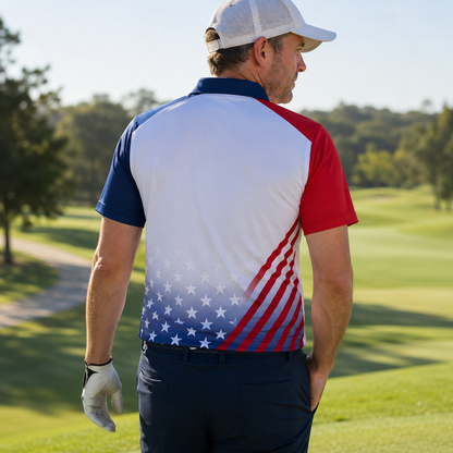 Patriotic Eagle 1776-2026 - USA 250th Anniversary Polo Shirt