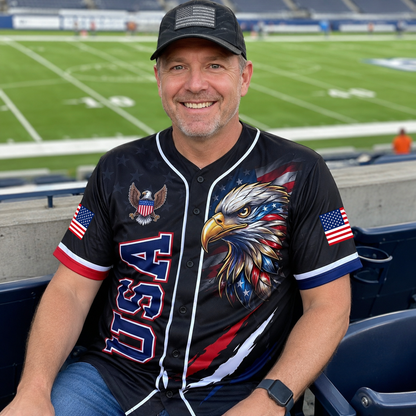 American Freedom Eagle - USA 250th Anniversary Baseball Jersey