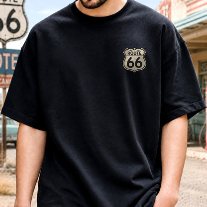 [Two Side] Route 66 Centennial 8 States 2448 Miles Unisex T-Shirt 1926-2026