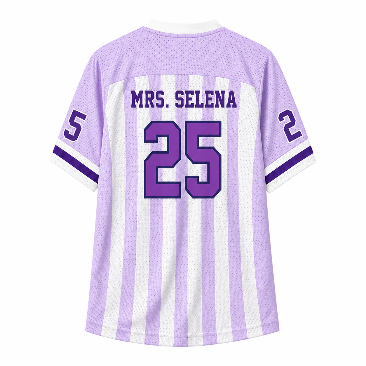Personalized Grade And Name Preppy Stripes Stars Teacher Mesh Jersey