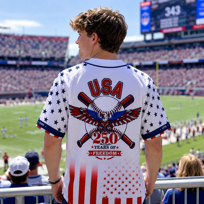 The Capitol Eagle Patriotic - USA 250th Anniversary Baseball Jersey